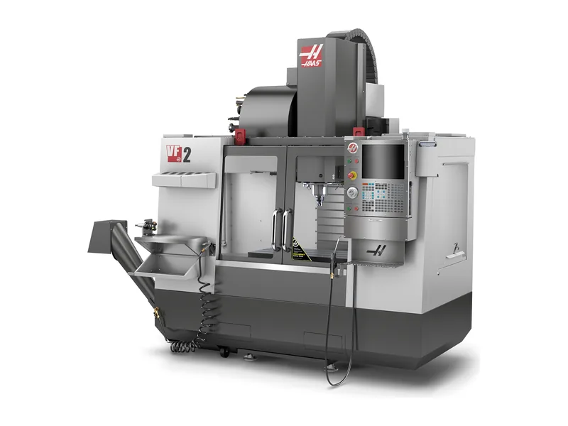 A Haas vertical mill