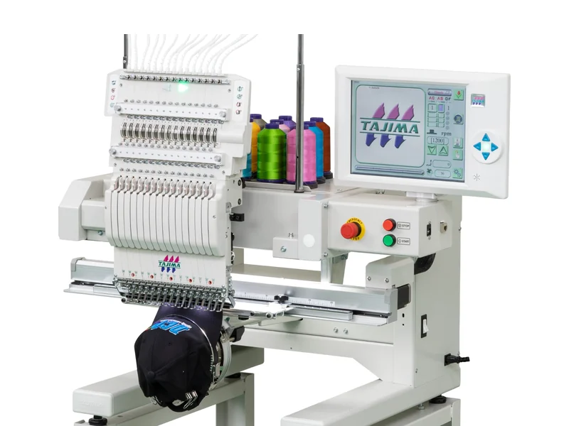 A single-head multi-needle embroidery machine