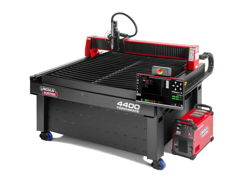 A CNC plasma table